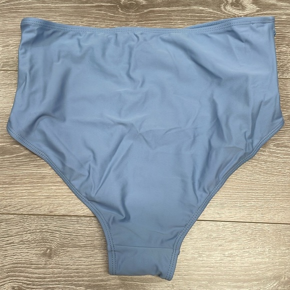 NWT Summer Mae Maternity Tankini Swimsuit Ruffle V-neck Ruched Tie Sides M - Picture 10 of 16